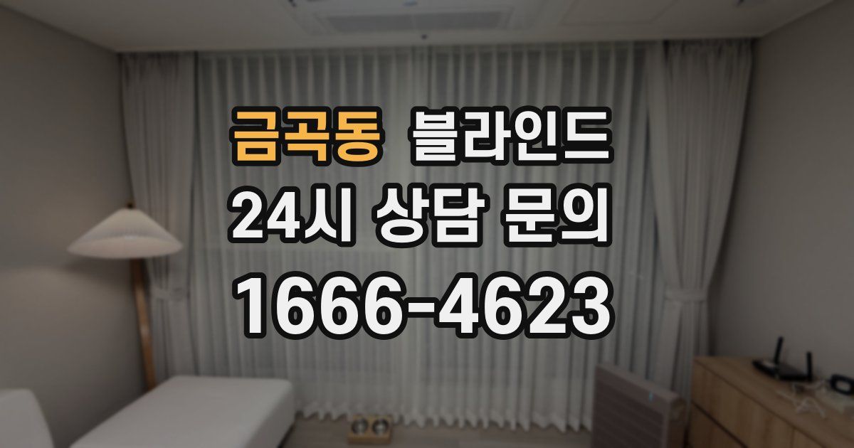 금곡동 블라인드