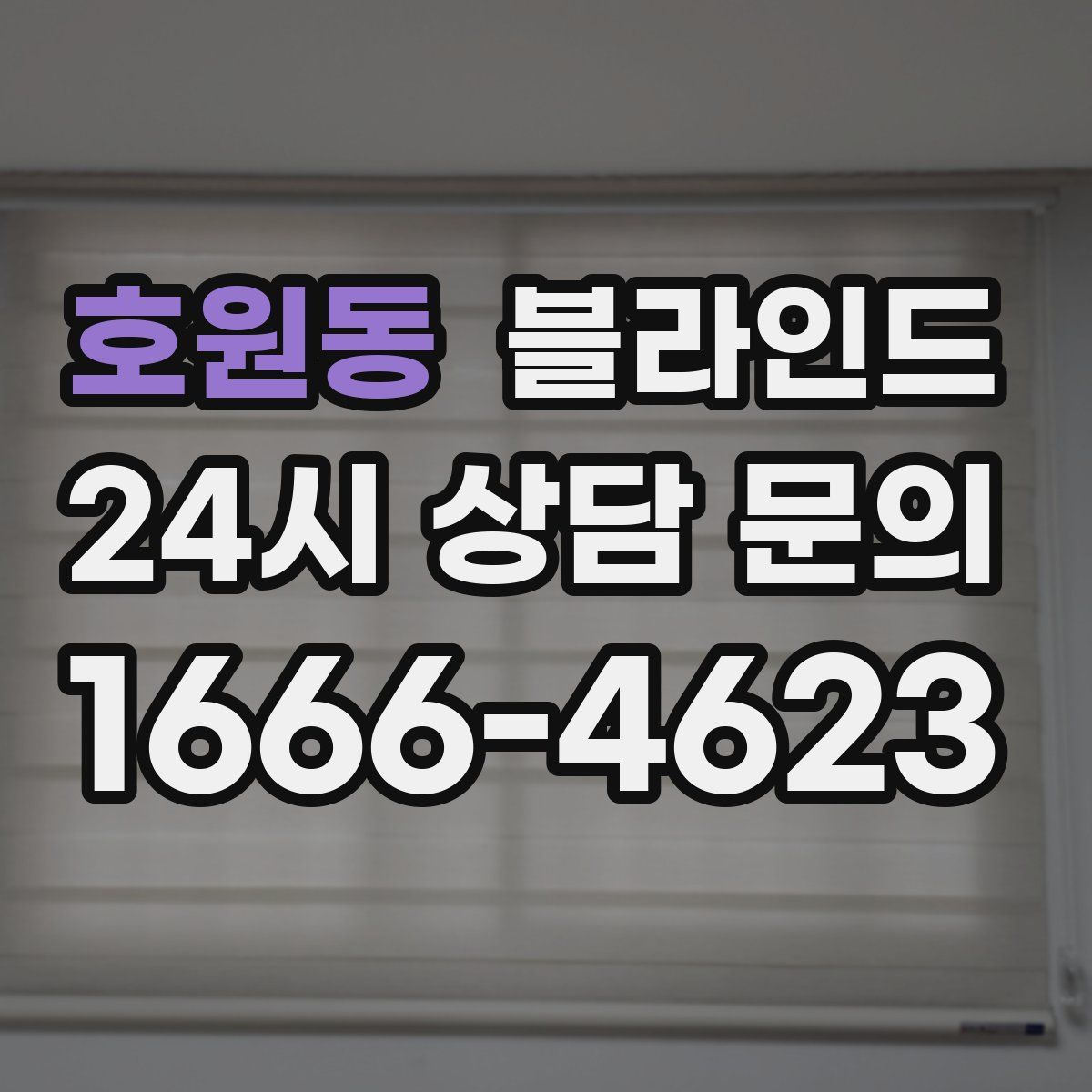 호원동 블라인드