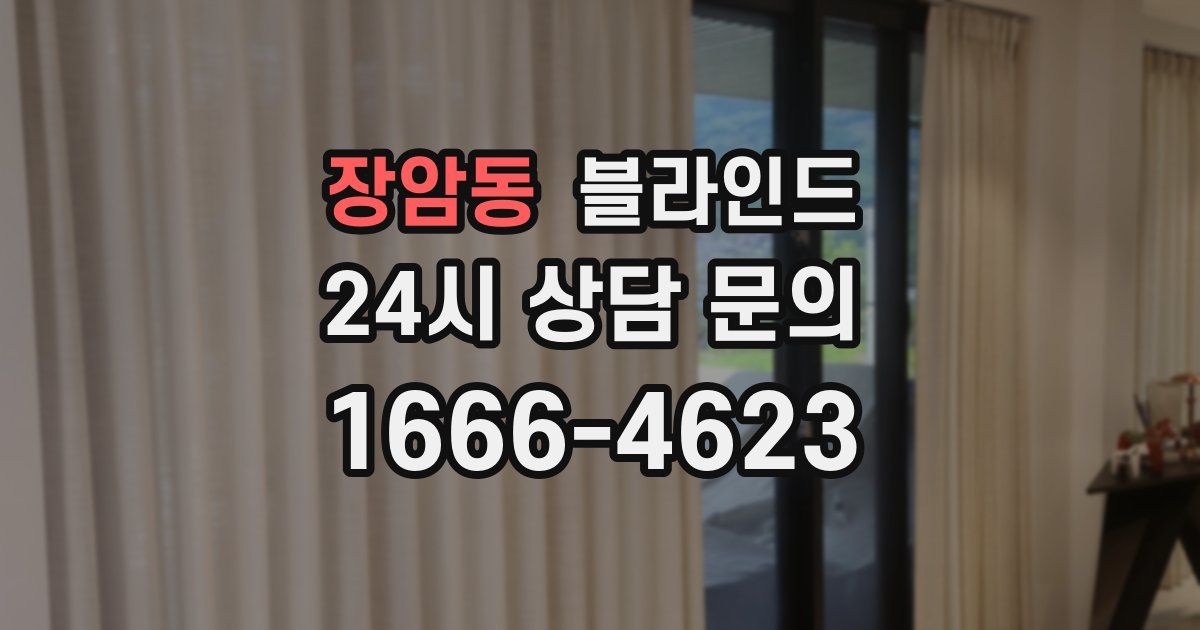 장암동 블라인드