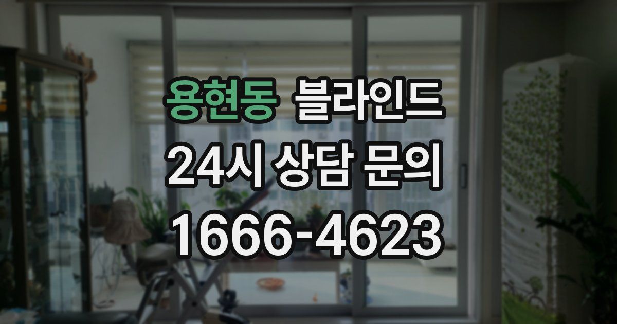 용현동 블라인드