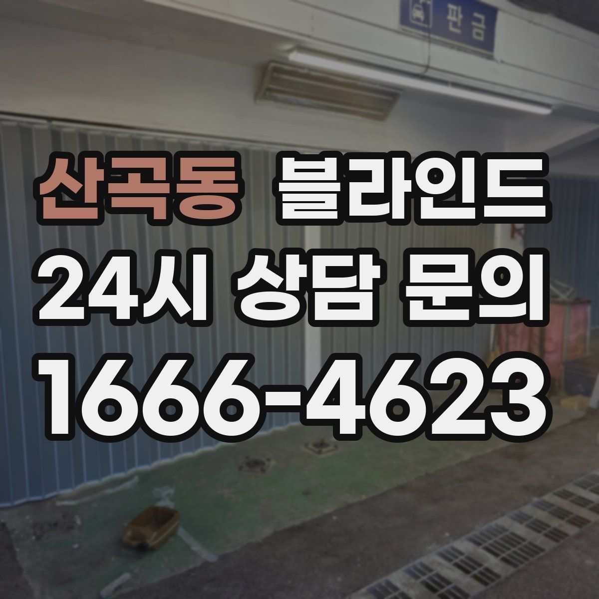 산곡동 블라인드