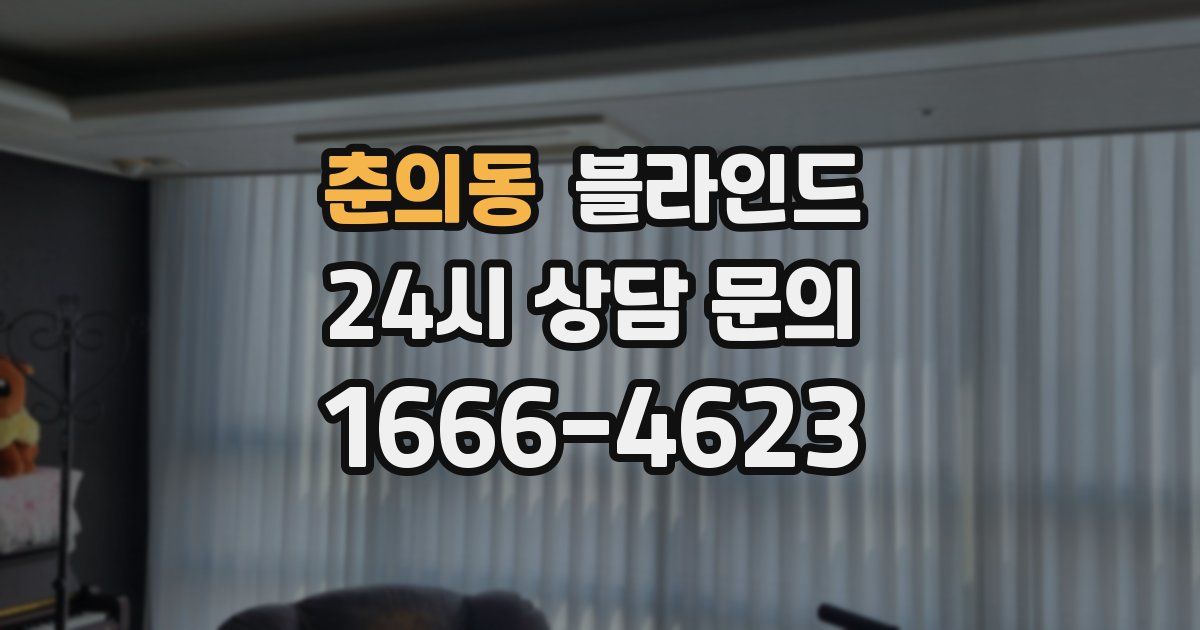 춘의동 블라인드