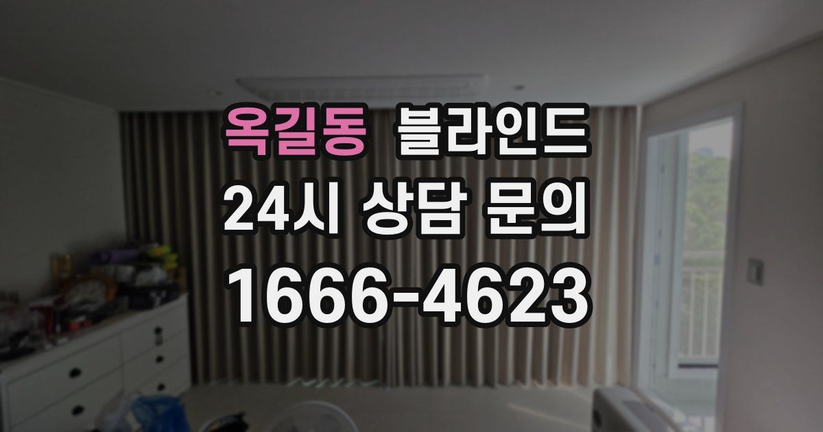 옥길동 블라인드