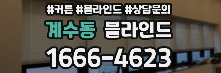 계수동 블라인드