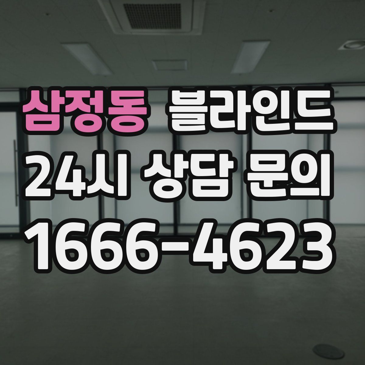삼정동 블라인드