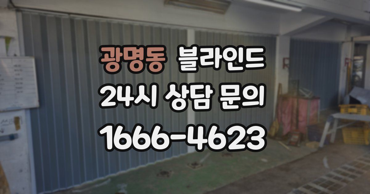 광명동 블라인드