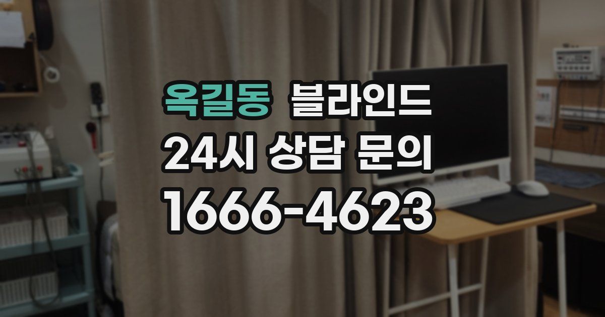 옥길동 블라인드