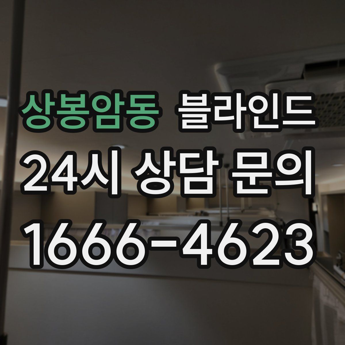 상봉암동 블라인드