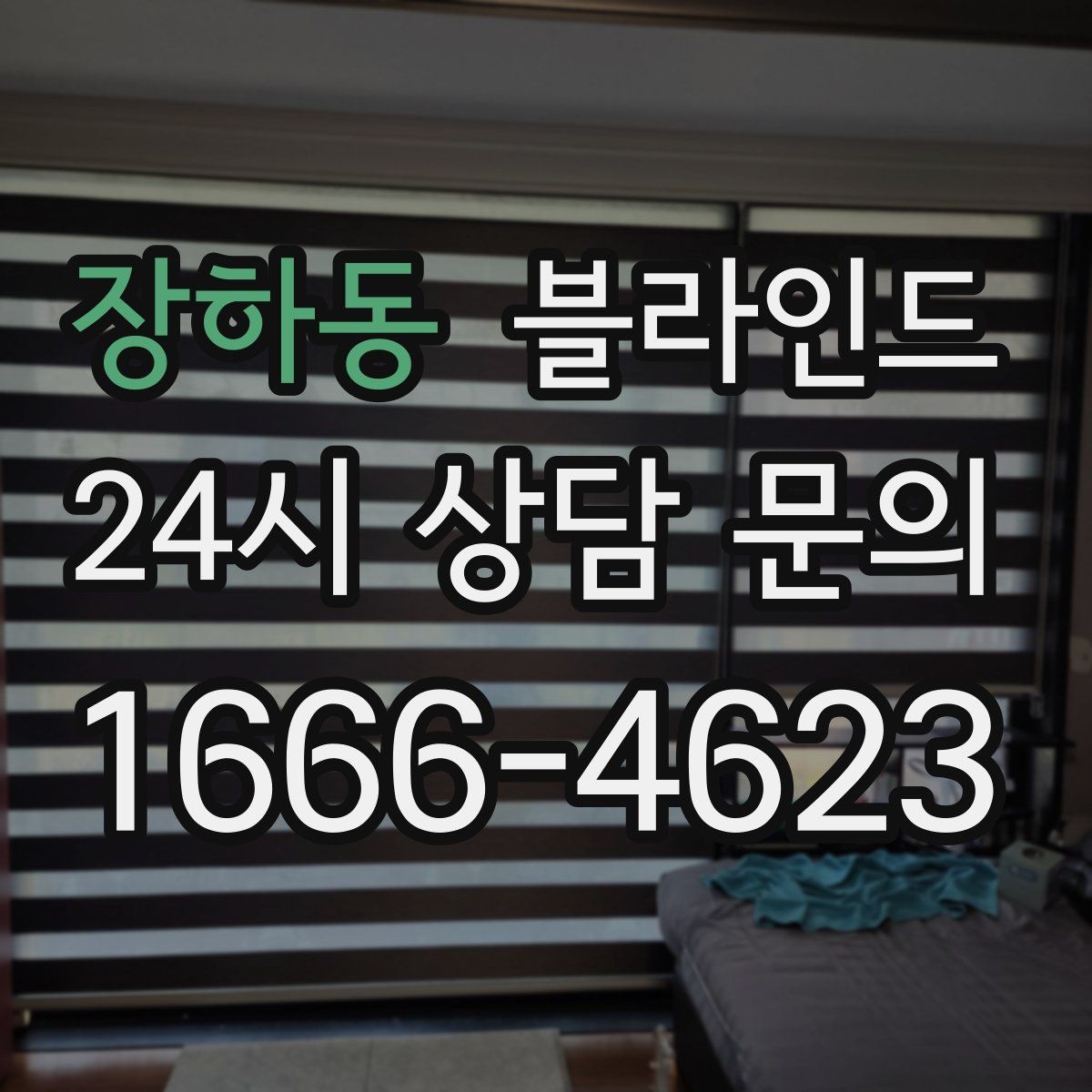 장하동 블라인드 가로형과 세로형의 차이