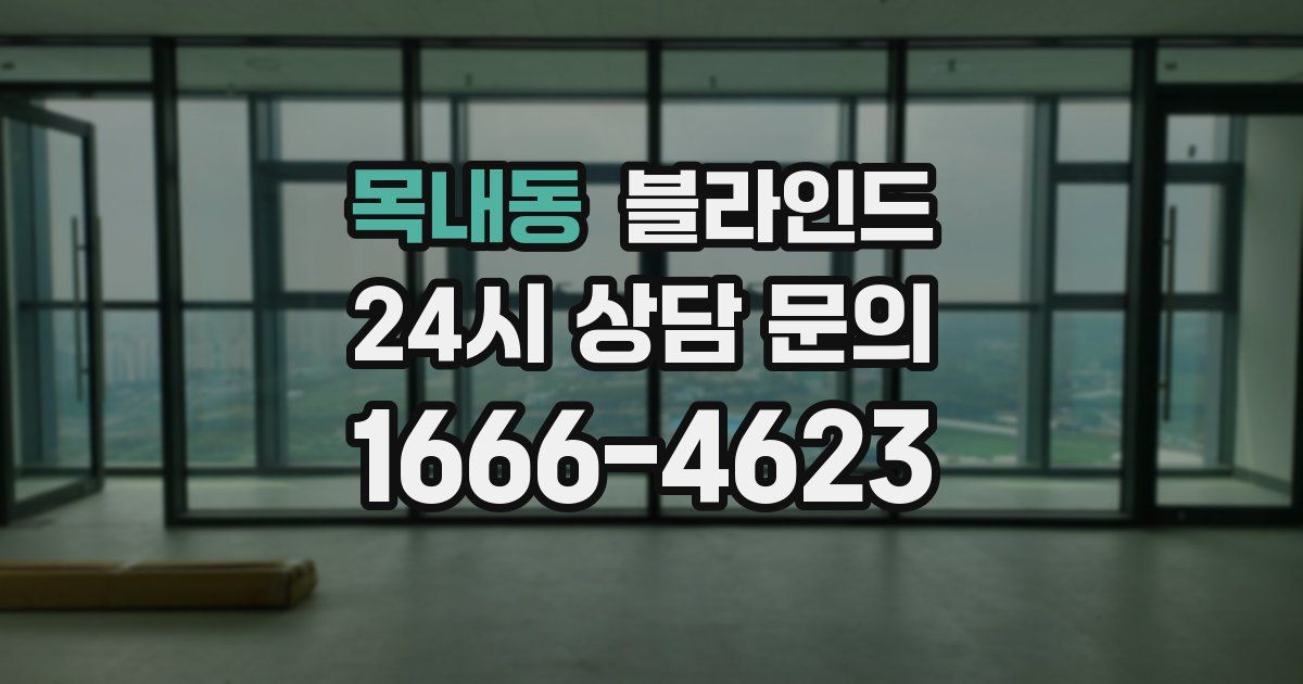 목내동 블라인드