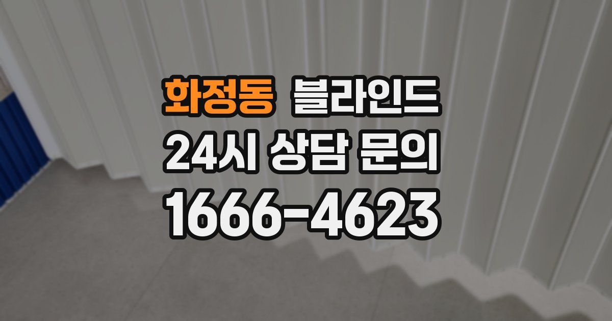 화정동 블라인드