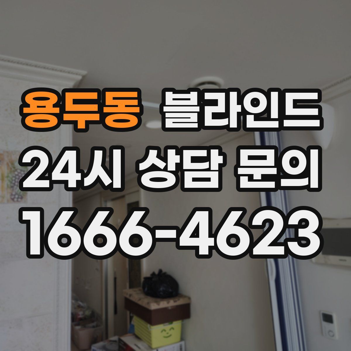 용두동 블라인드