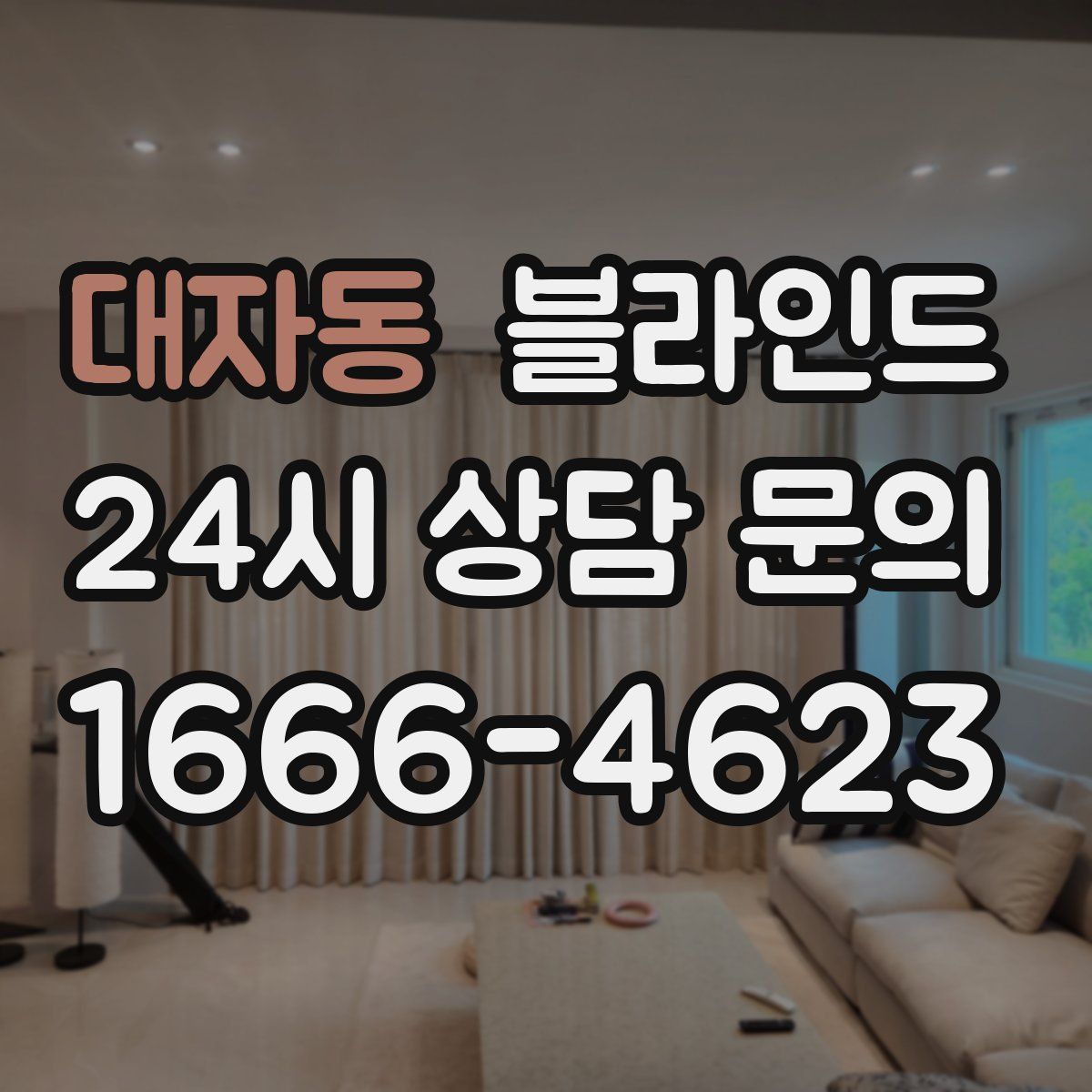 대자동 블라인드