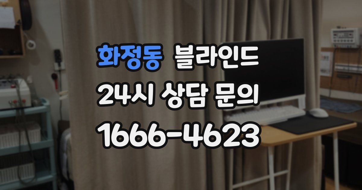 화정동 블라인드