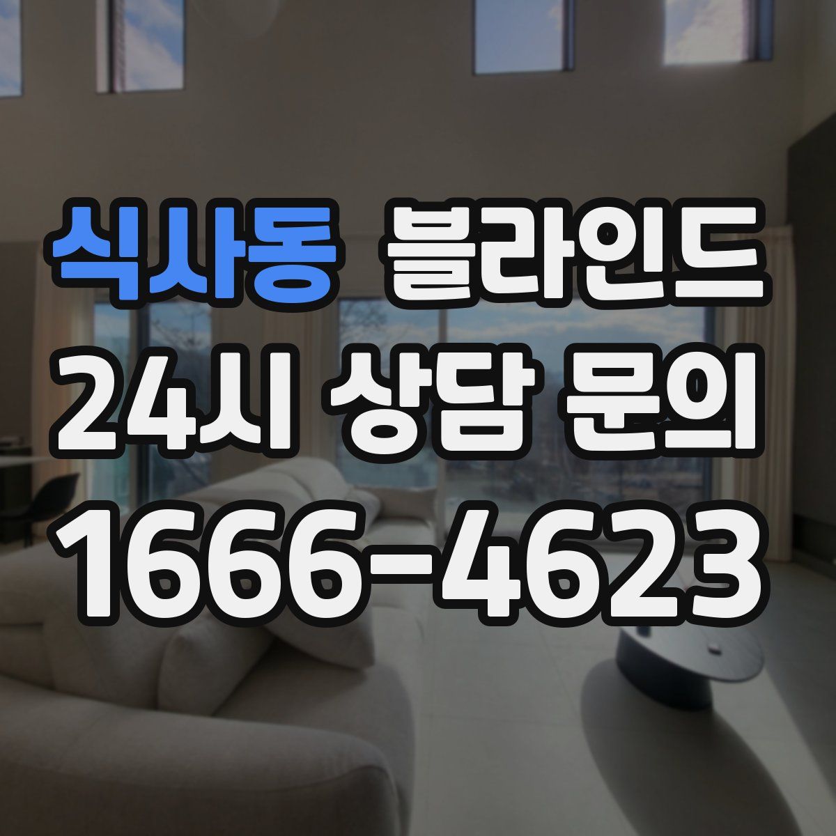 식사동 블라인드