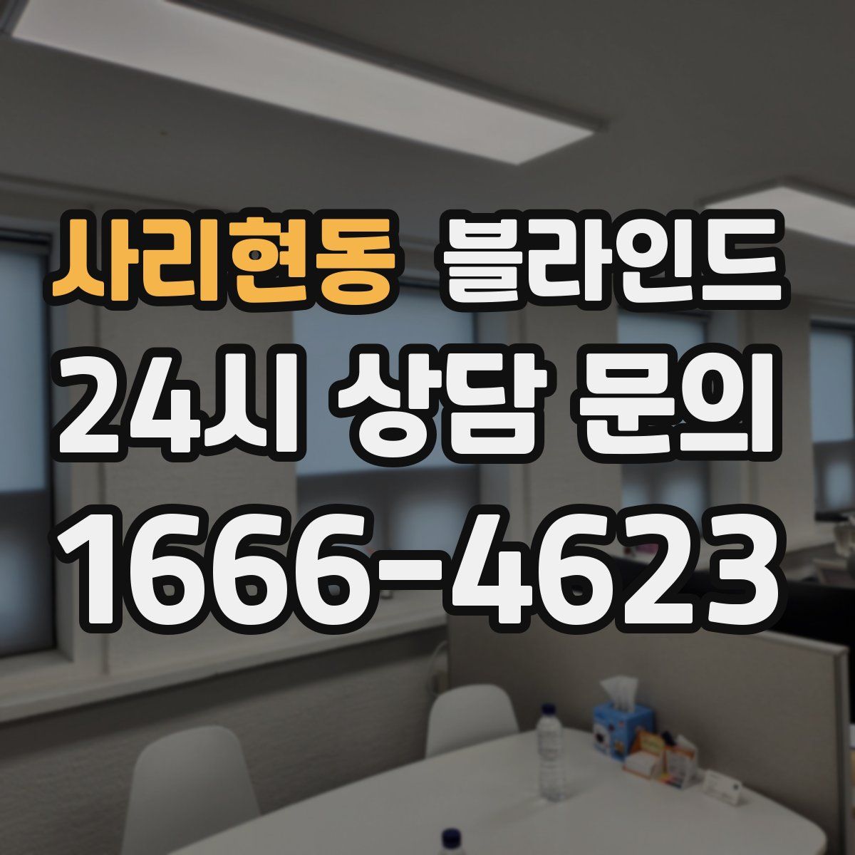 사리현동 블라인드