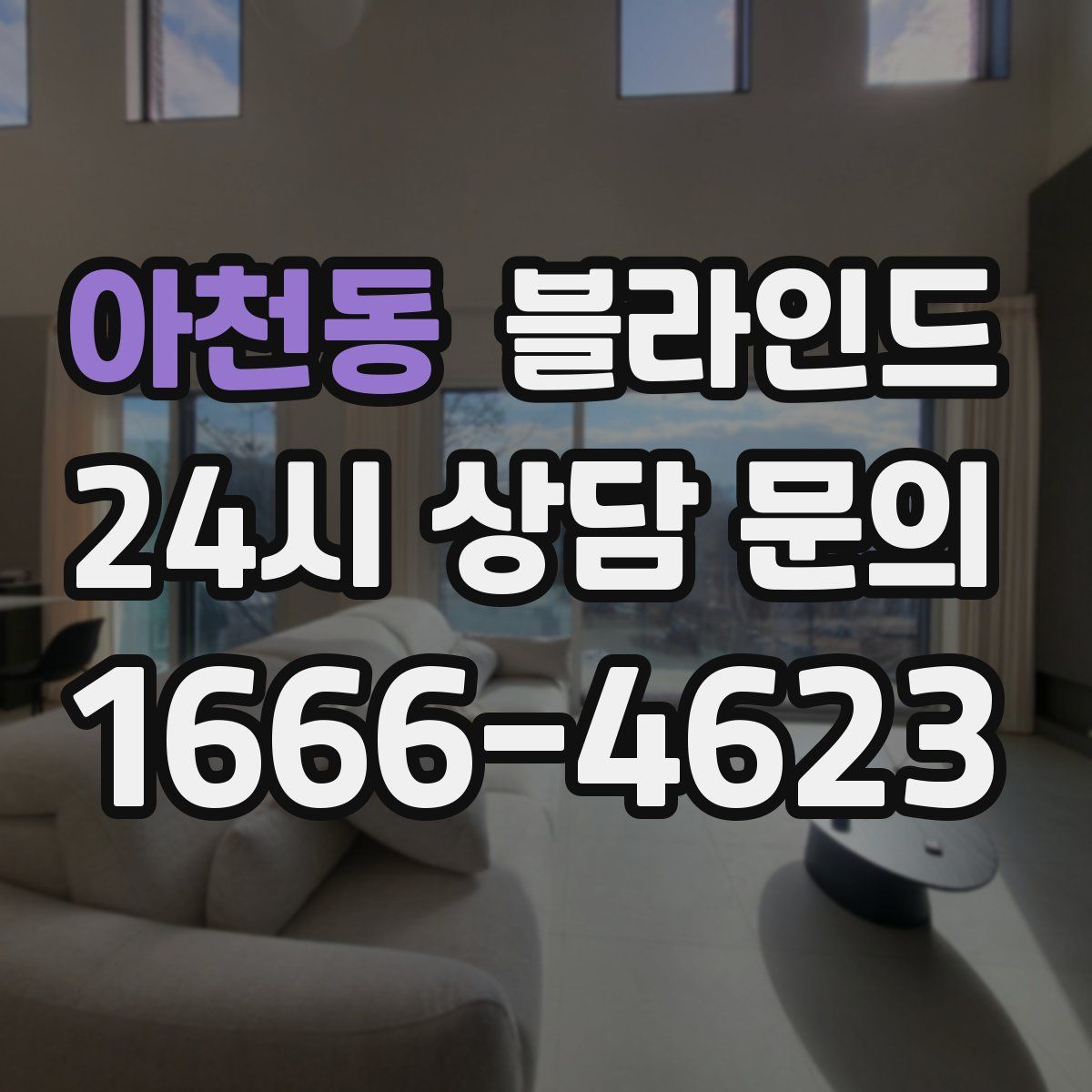 아천동 블라인드