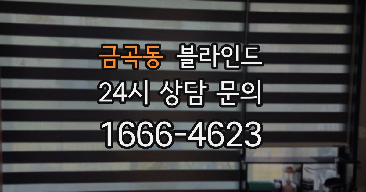 금곡동 블라인드