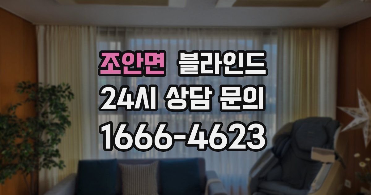 조안면 블라인드
