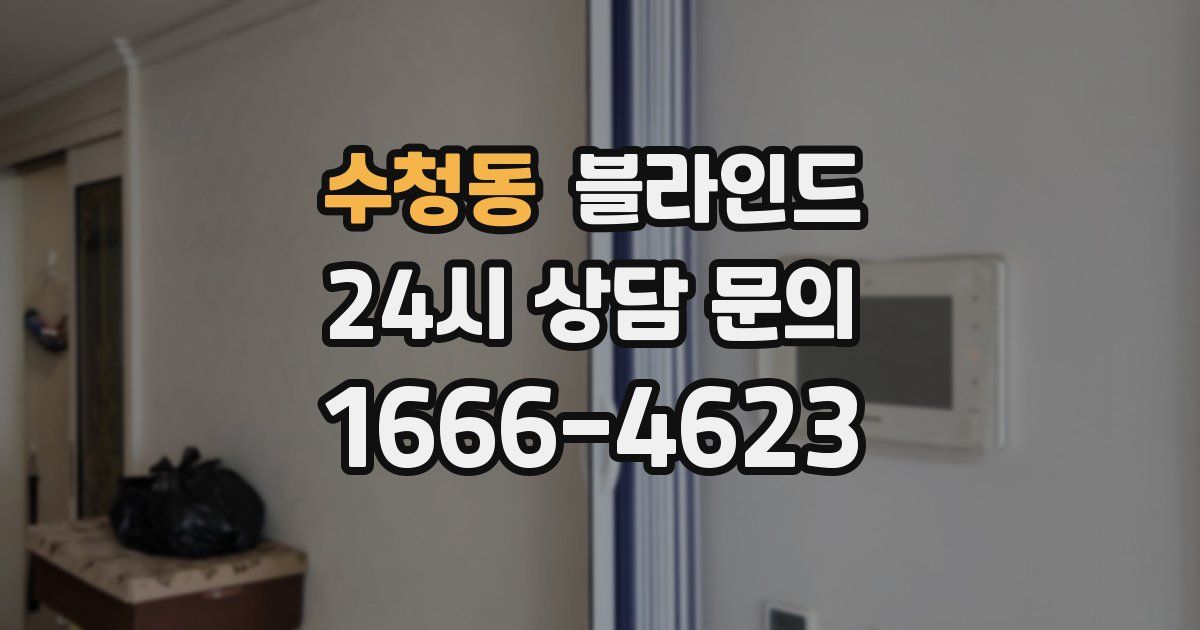 수청동 블라인드