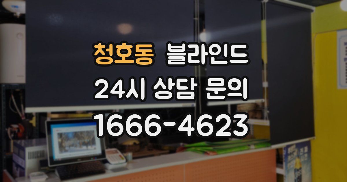 청호동 블라인드