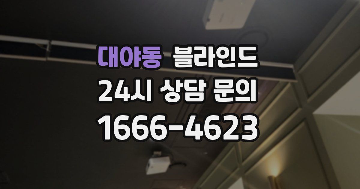 대야동 블라인드