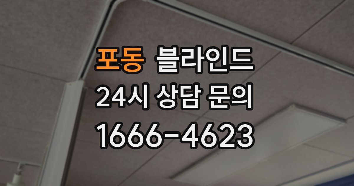 포동 블라인드