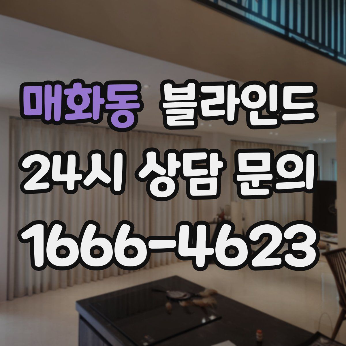 매화동 블라인드