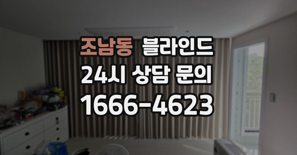 조남동 블라인드