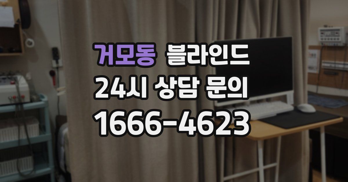 거모동 블라인드