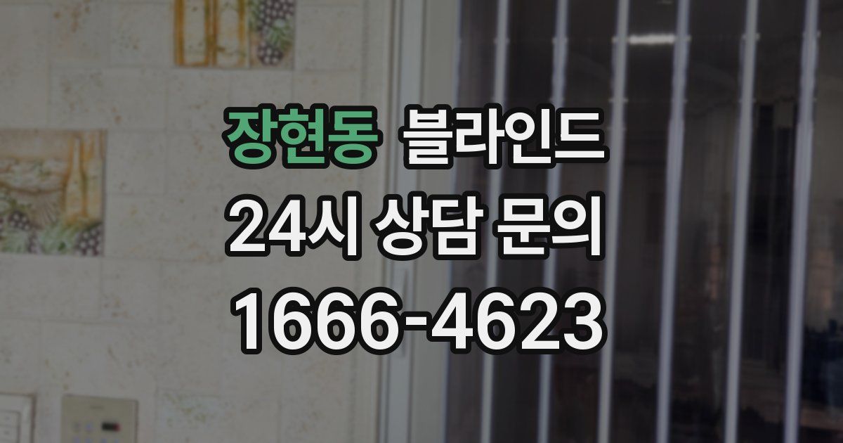 장현동 블라인드
