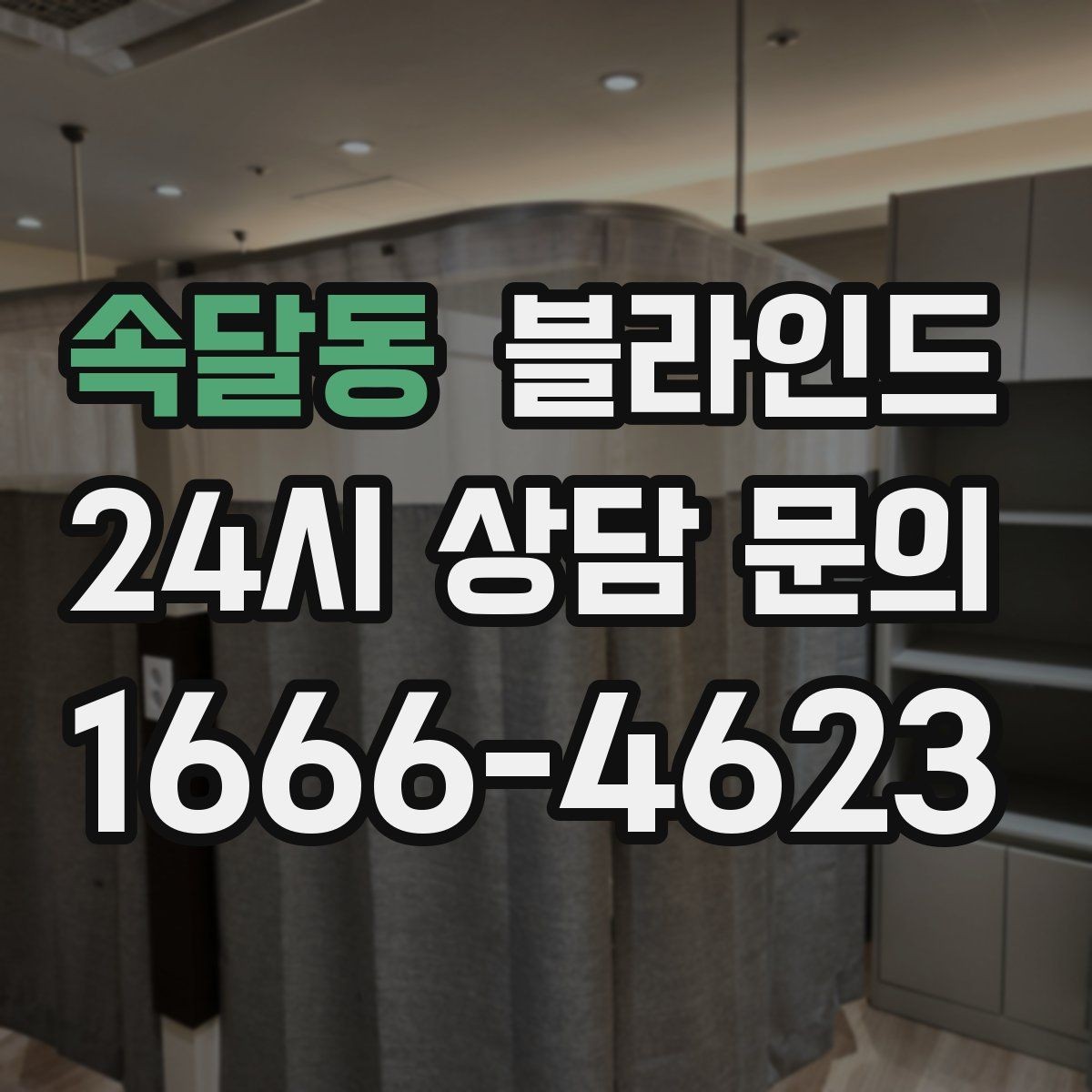 속달동 블라인드 소재별 특징과 활용도