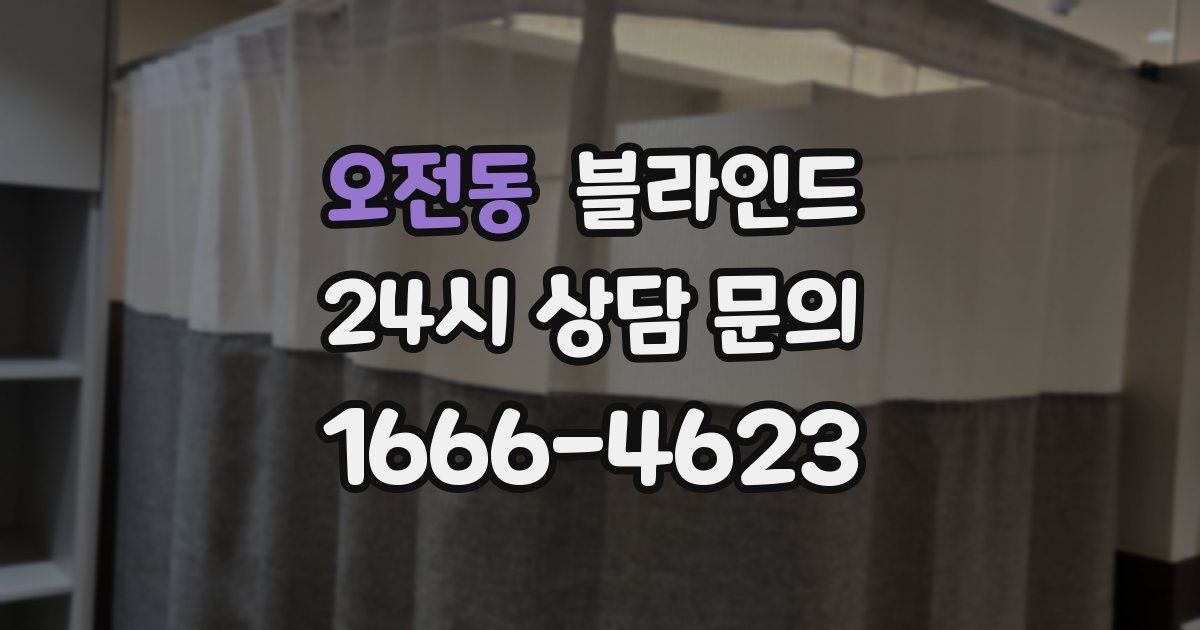 오전동 블라인드