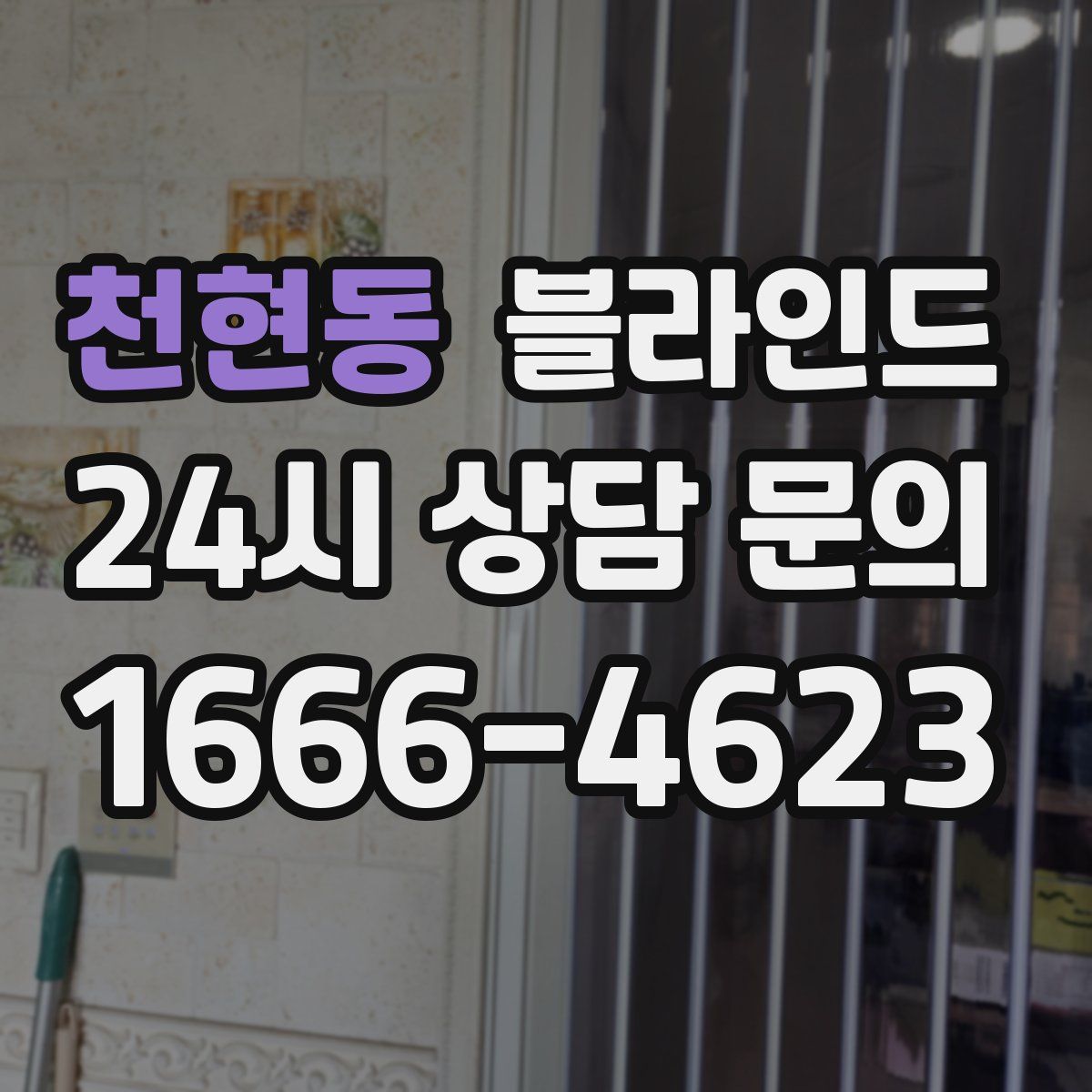천현동 블라인드