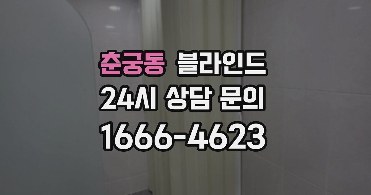 춘궁동 블라인드