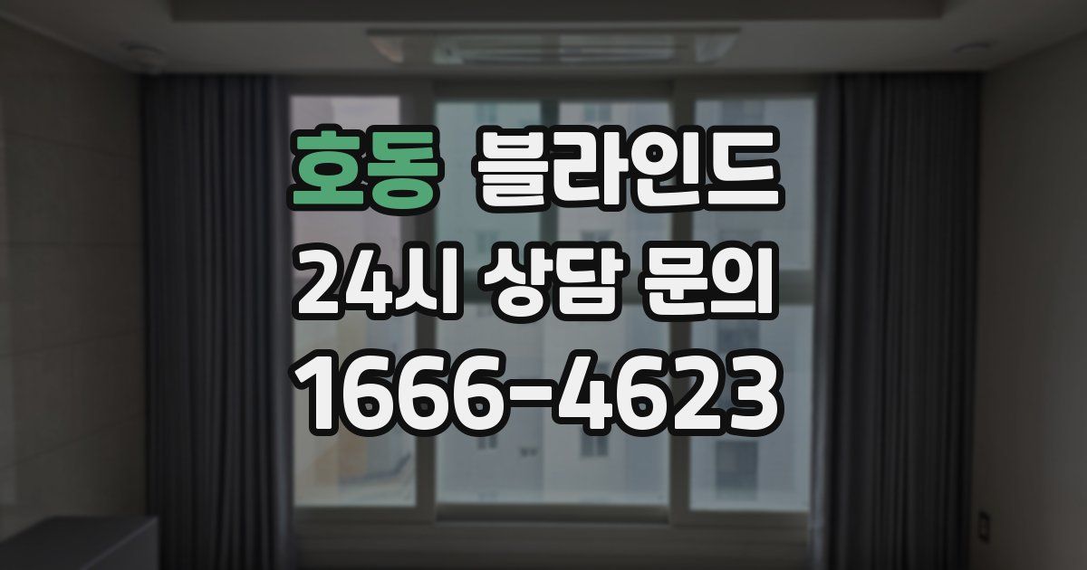 호동 블라인드