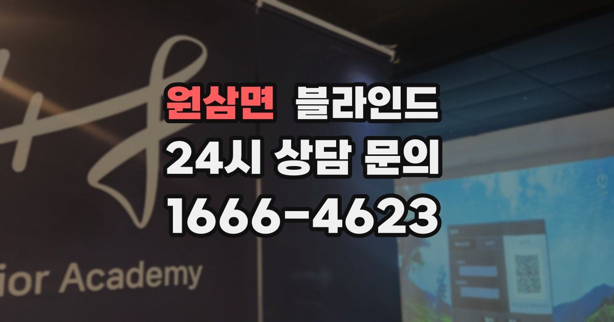 원삼면 블라인드