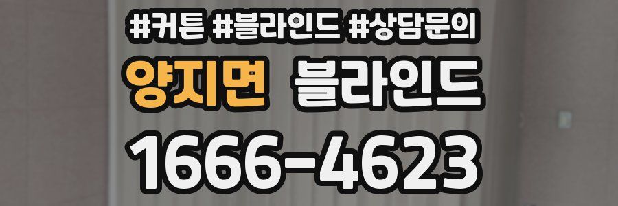 양지면 블라인드