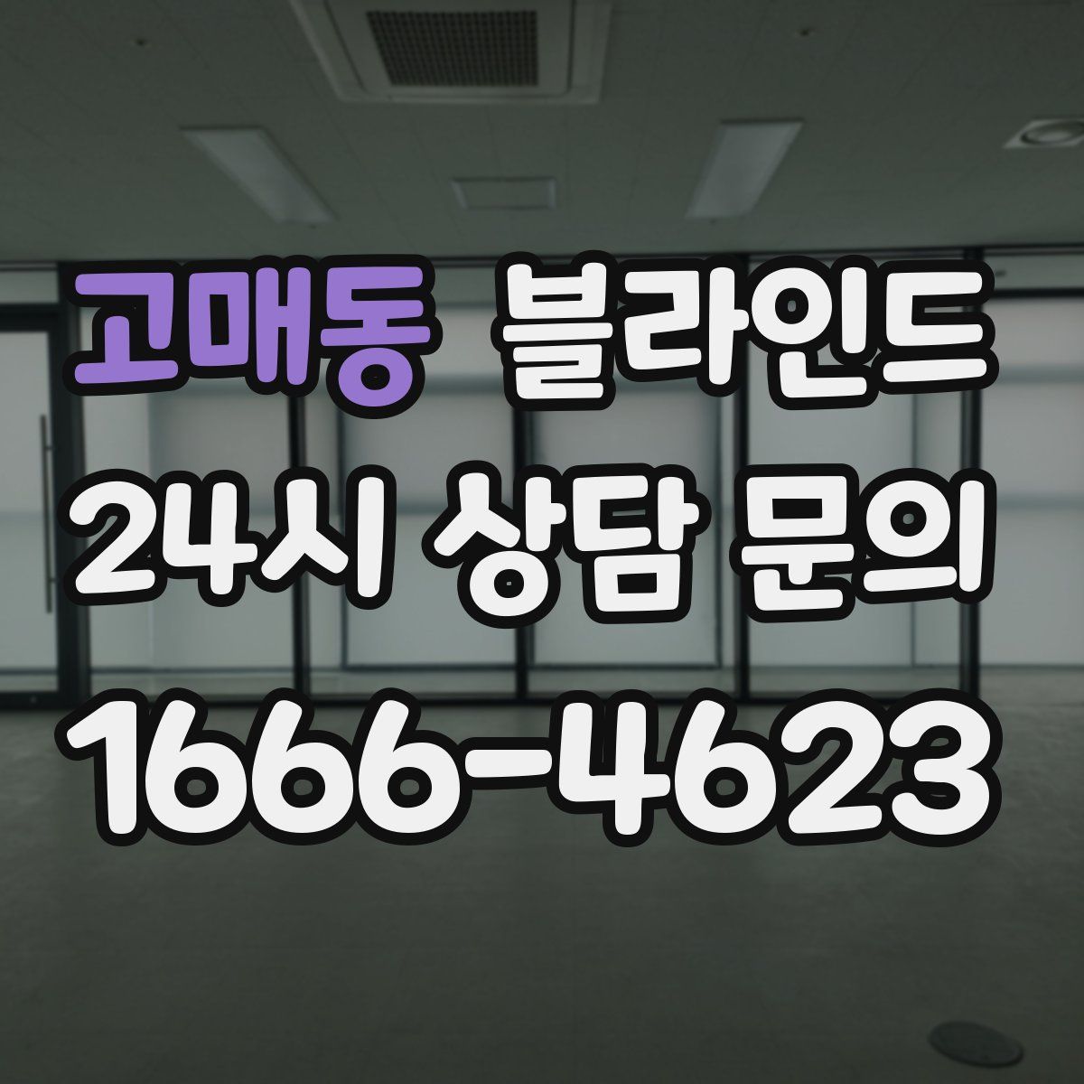 고매동 블라인드