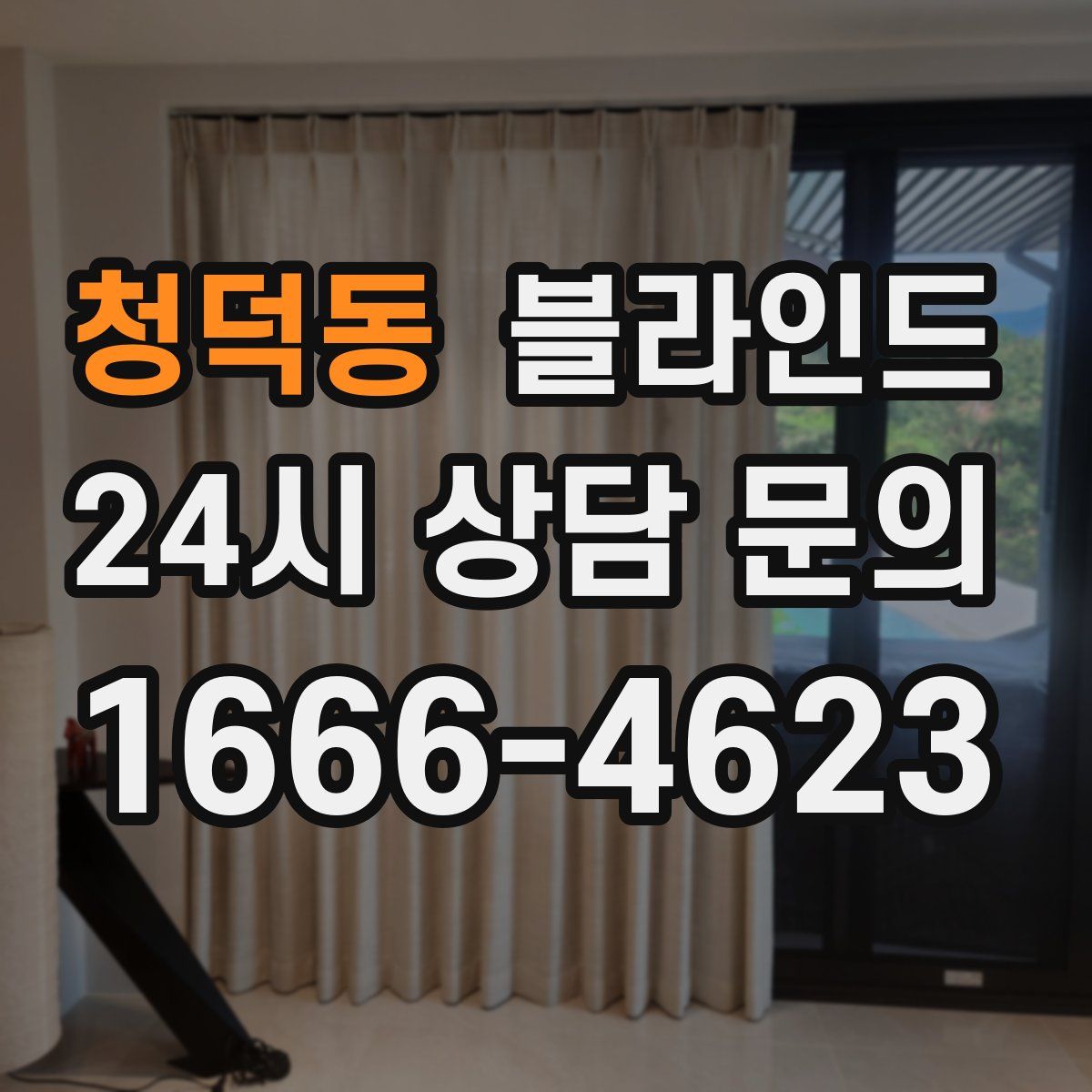청덕동 블라인드