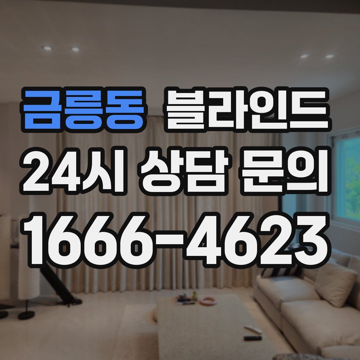 금릉동 블라인드
