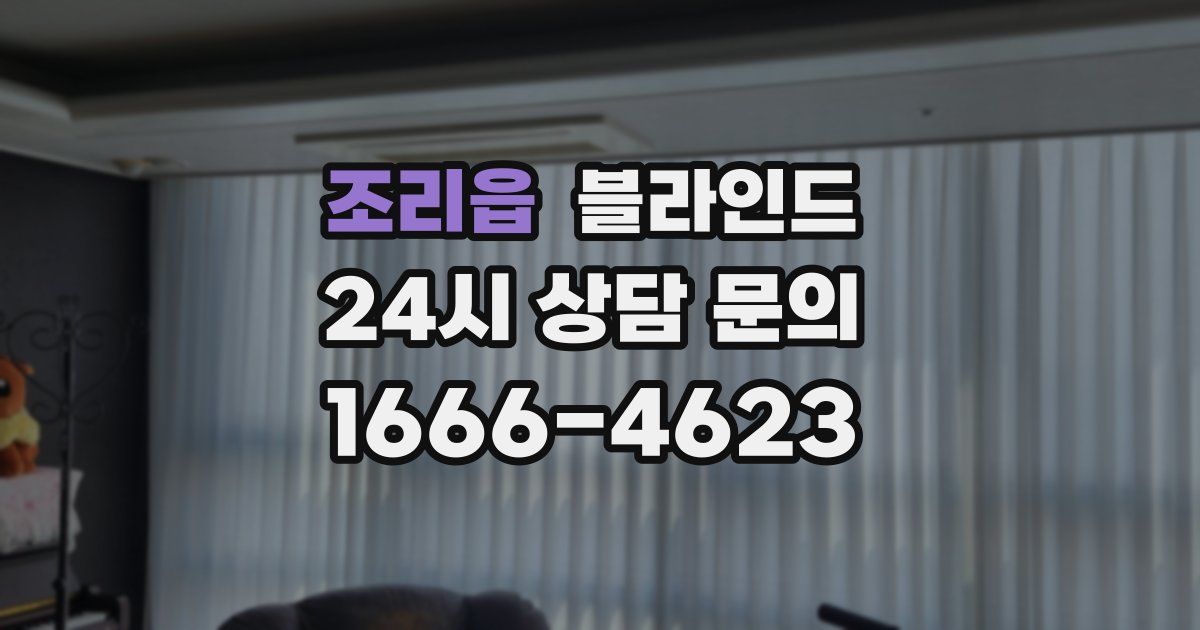 조리읍 블라인드