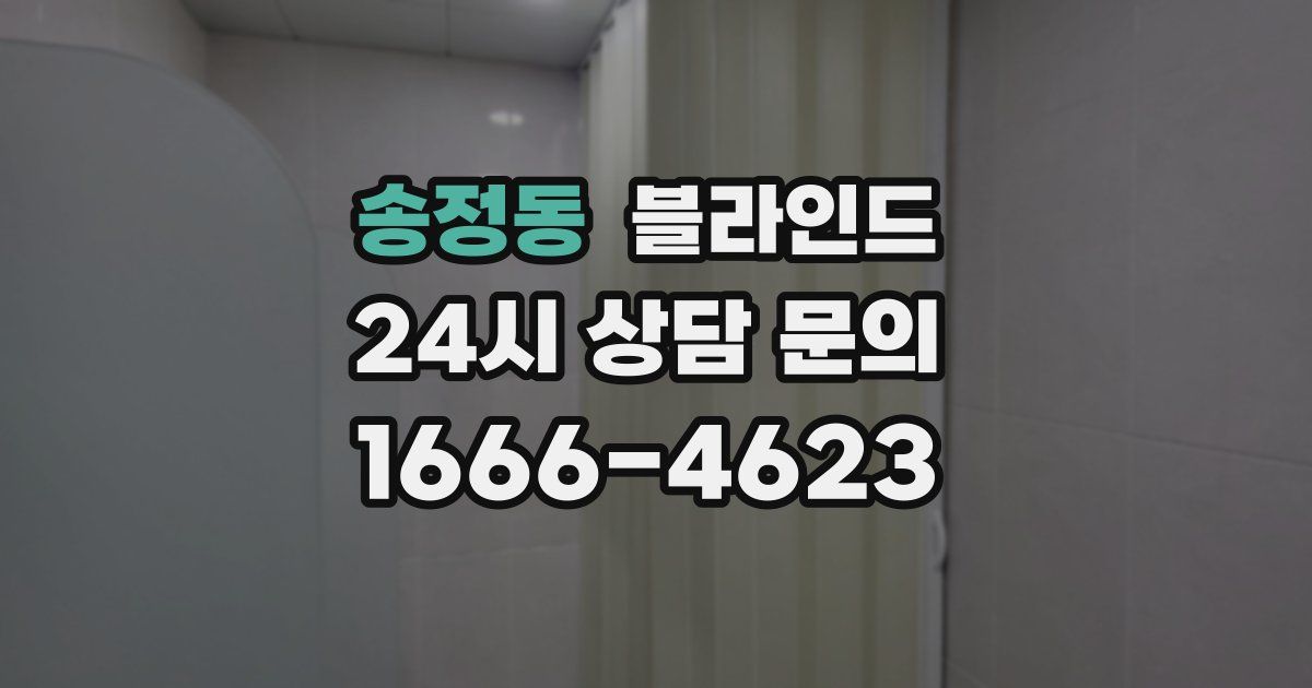 송정동 블라인드