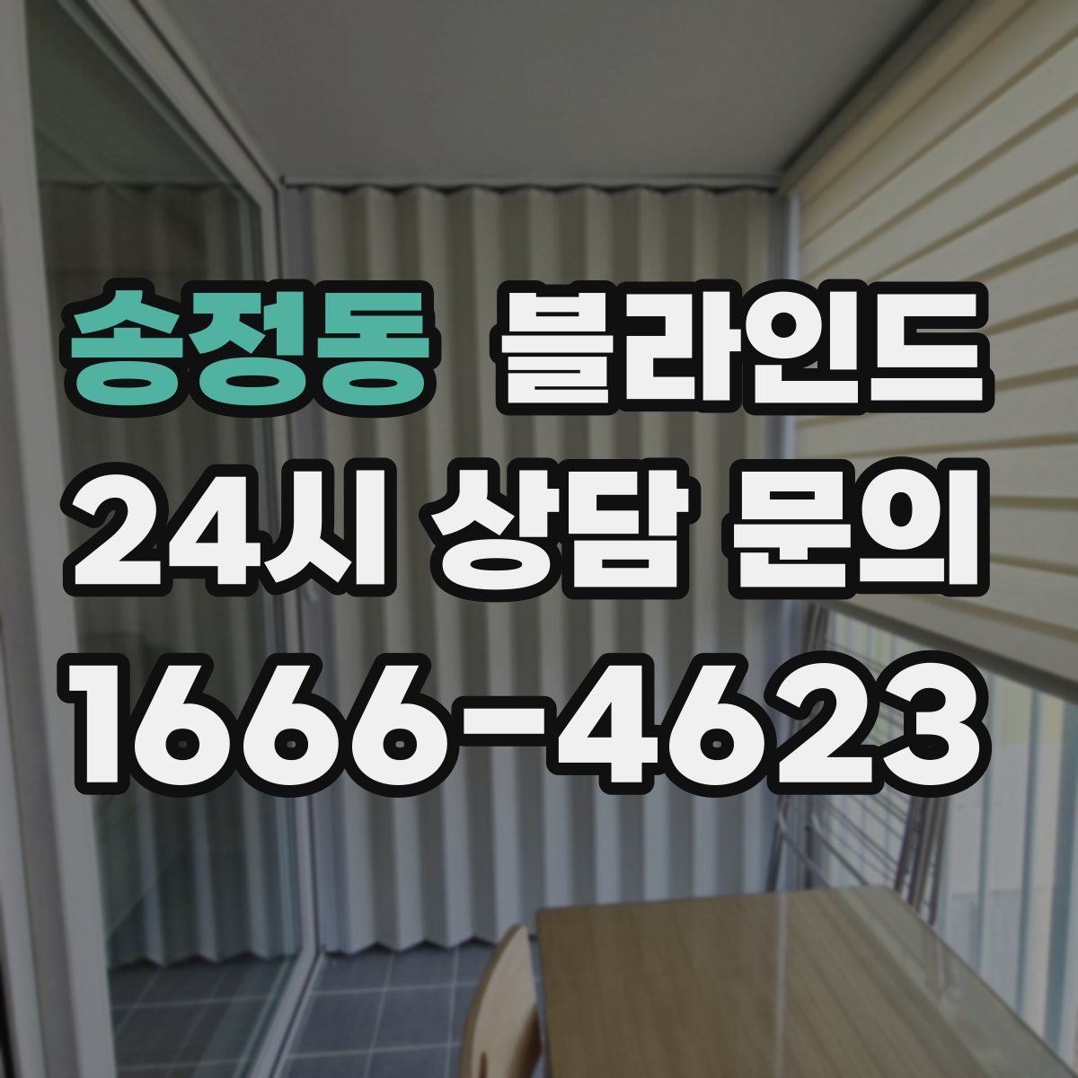 송정동 블라인드