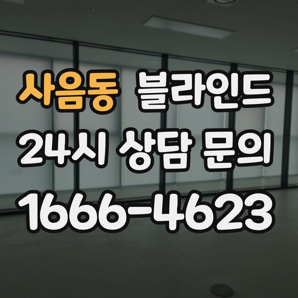 사음동 블라인드