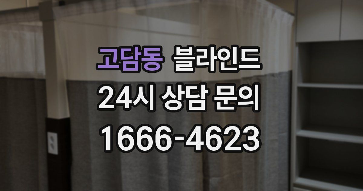 고담동 블라인드