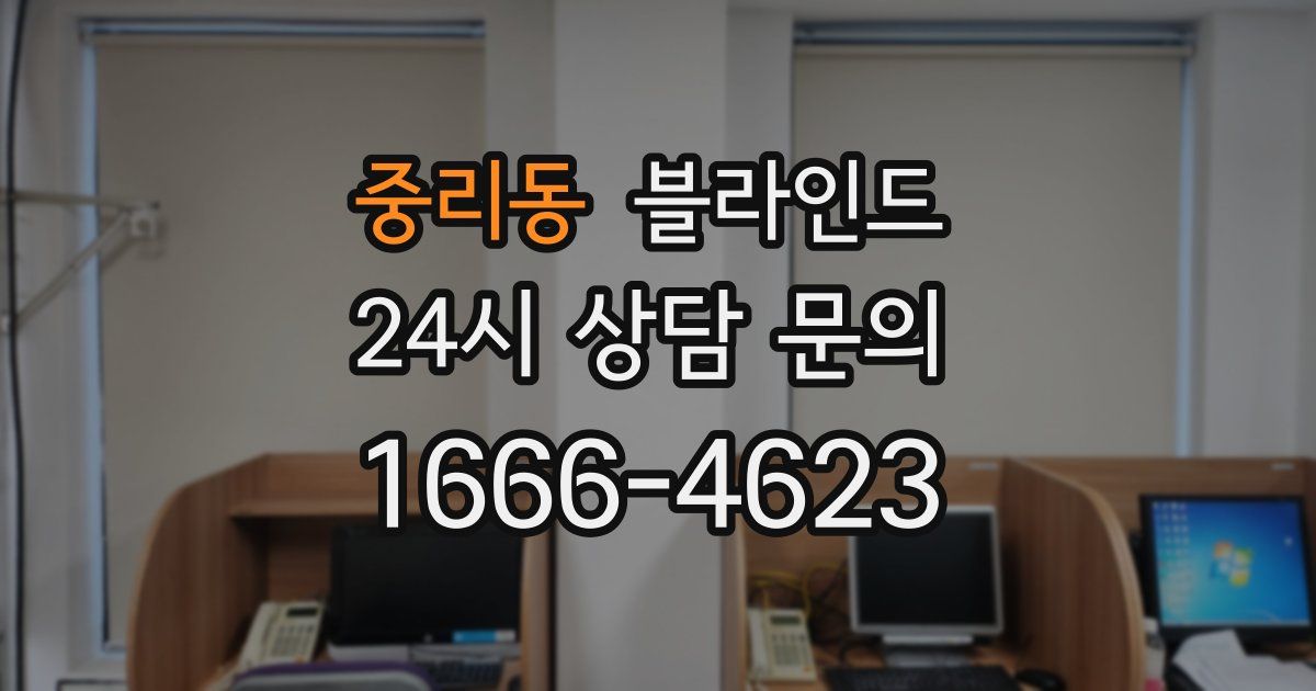 중리동 블라인드