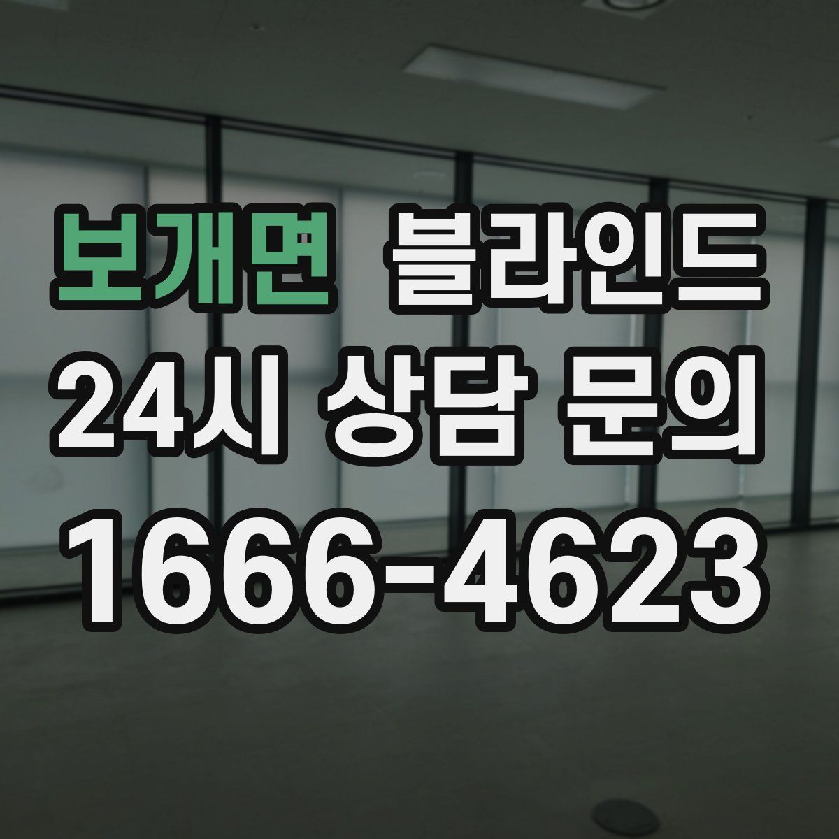 보개면 블라인드
