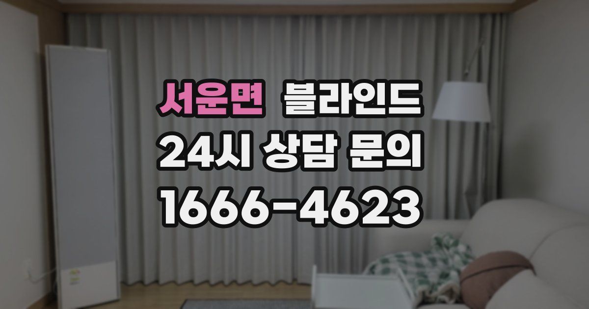 서운면 블라인드