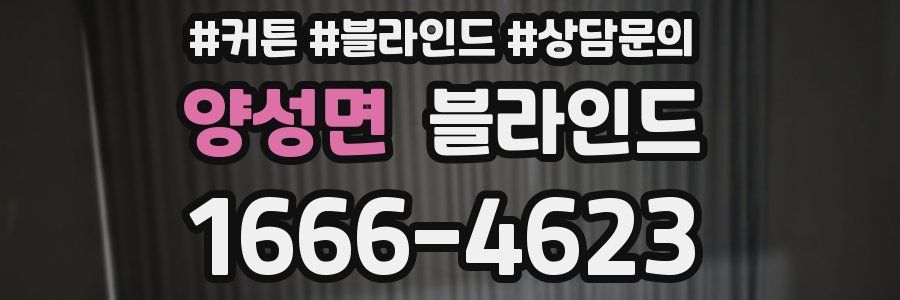 양성면 블라인드